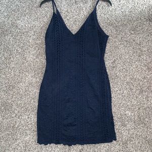 Navy Blue Short Dress